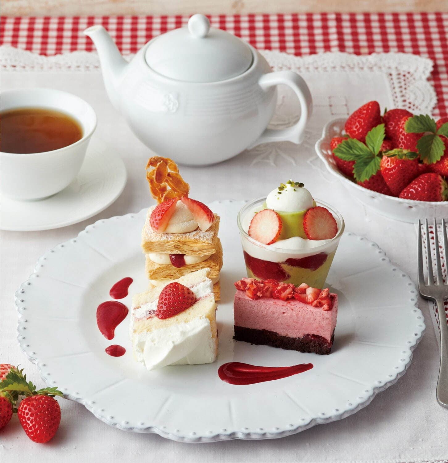 Afternoon Tea Strawberry Set