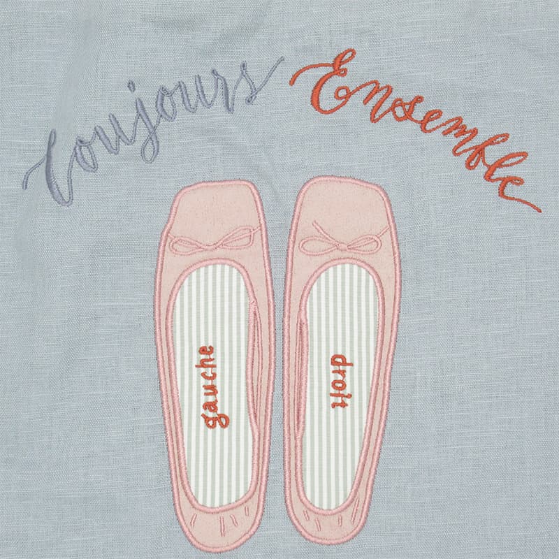 Afternoon Tea Drawstring Bag Large Size - Close-up