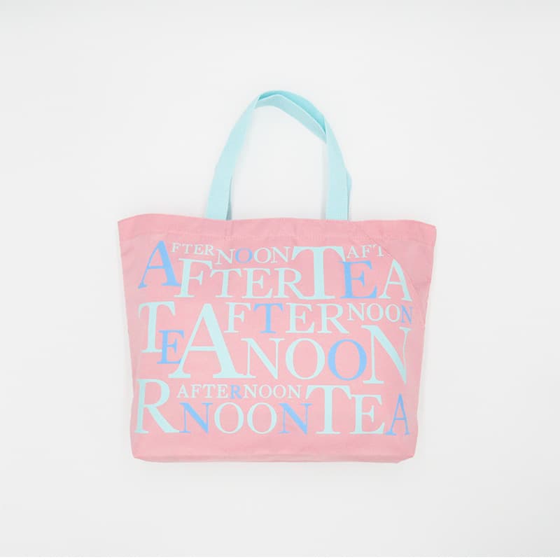 Afternoon Tea Logo Reusable Tote - Pink