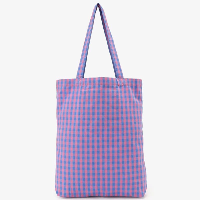 Afternoon Tea Pink Gingham Tote Back