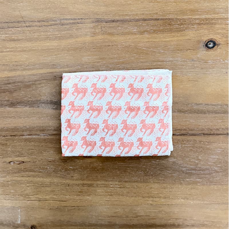 Brand New: Crisp, Starched Kaya Kitchen Towel Before First Wash