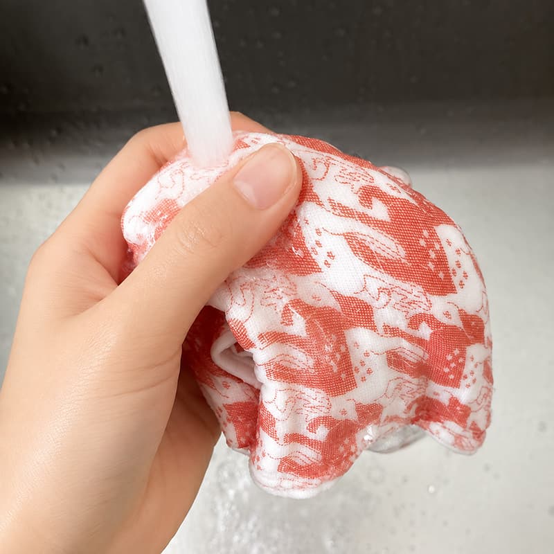 Kaya Fabric Turning Soft and Absorbent After Rinsing in Warm Water