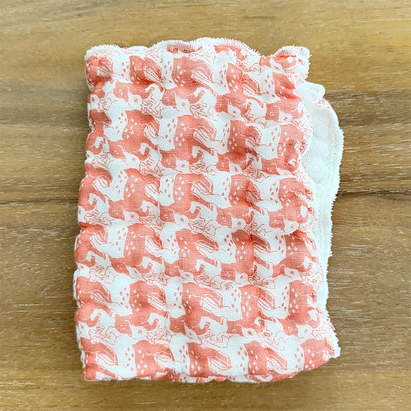 Well-used Kaya Kitchen Towel After Repeated Washings