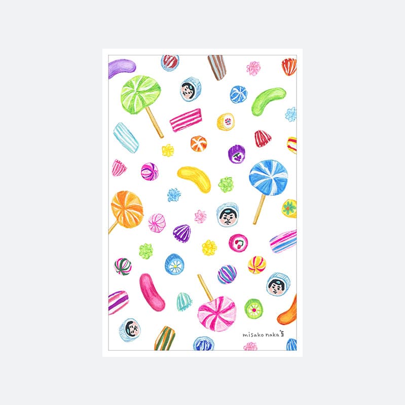 misakonaka plus S Postcard - Classic Candies