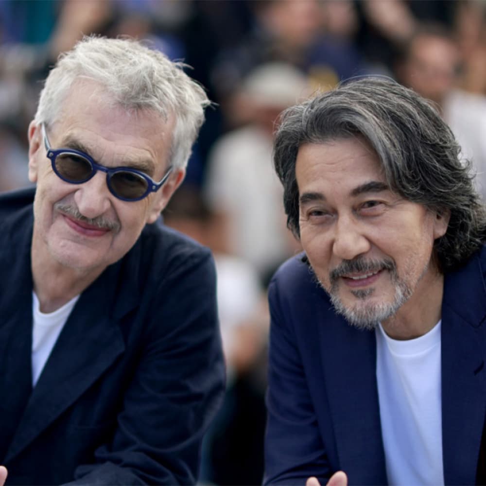 Director Wim Wenders And Lead Actor Koji Yakusho