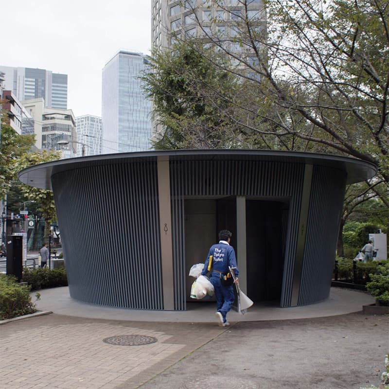 Tokyo Toilet Gray from Perfect Days Movie