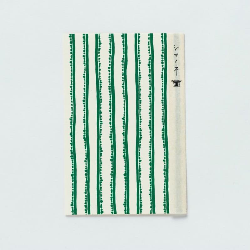 Okinawa Shimanone Washi Postcard Bitter Melon Front