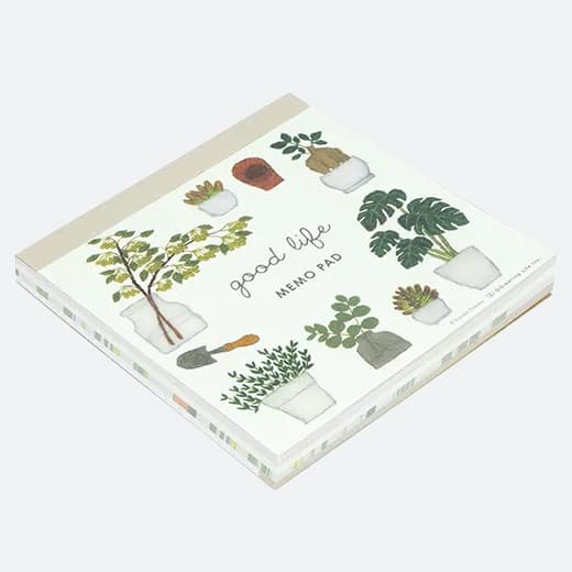 Yusuke Yonezu Memo Pad Botanical Angled Cover