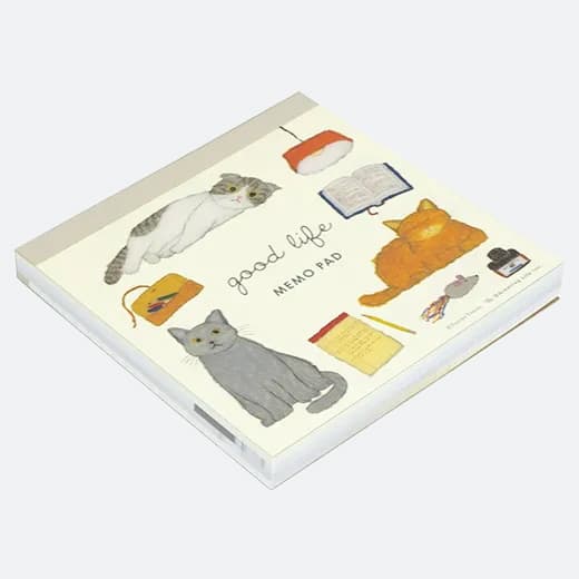 Yusuke Yonezu Square Memo Pad Cats