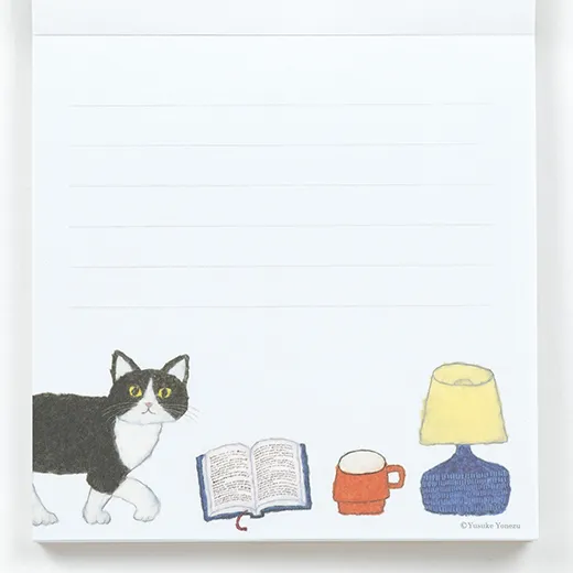Yusuke Yonezu Memo Pad Cats Pattern 2