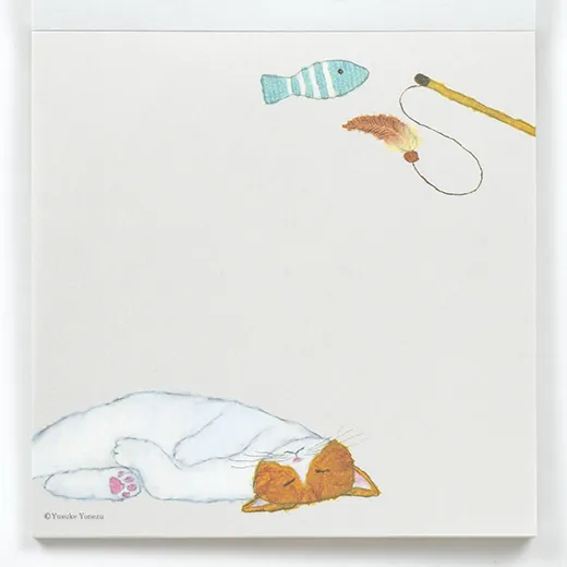 Yusuke Yonezu Memo Pad Cats Pattern 3