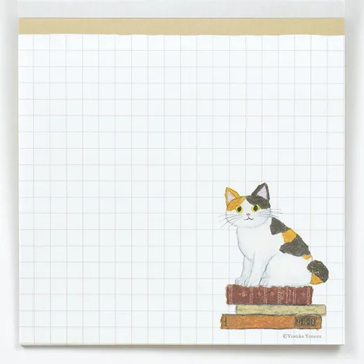 Yusuke Yonezu Memo Pad Cats Pattern 4