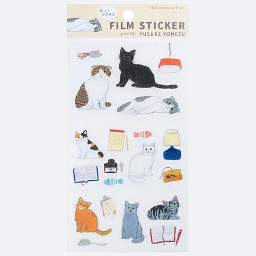 Yusuke Yonezu Stickers Cats