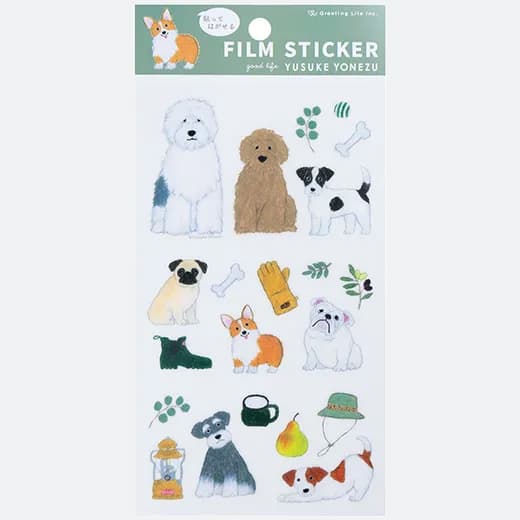Yusuke Yonezu Peel-and-Stick Stickers Dogs